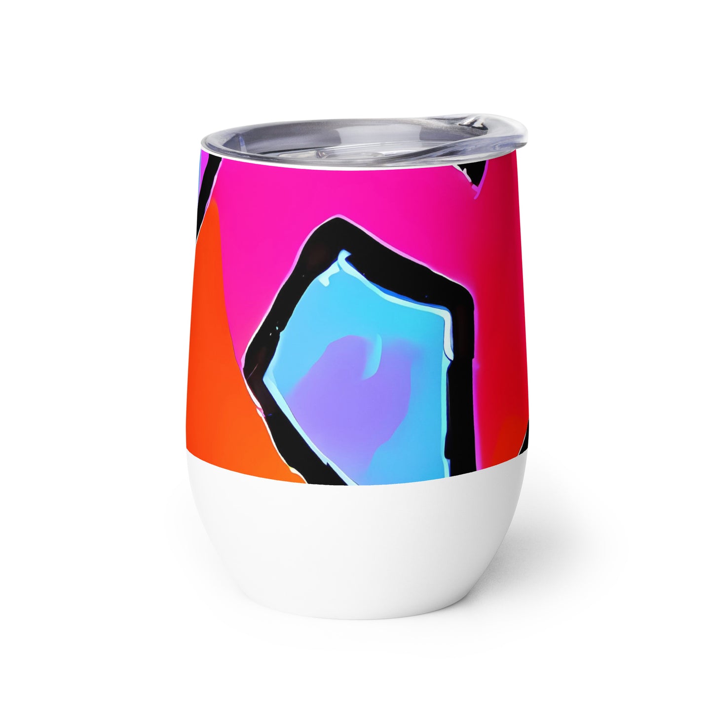 Wine Tumbler - Electric Mosaic