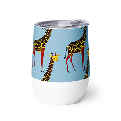 Wine Tumbler - Giraffe Groove