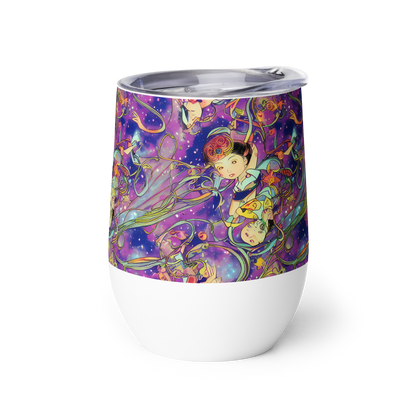 Wine Tumbler - Spiral of Stardust