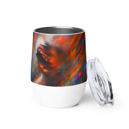 Wine Tumbler - Painterly Void