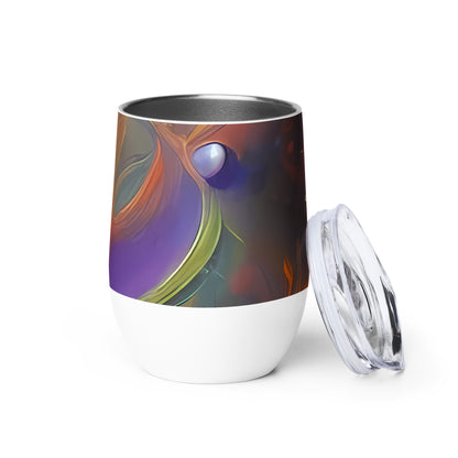 Wine Tumbler - Pre-Raphaelite Ripple