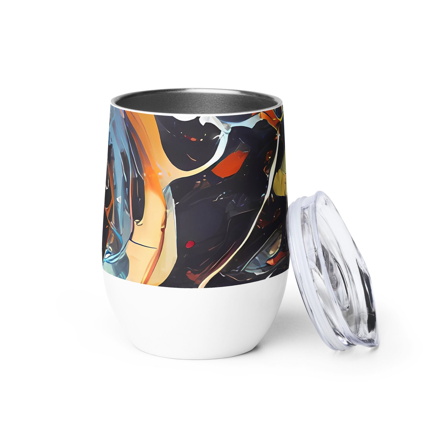 Wine Tumbler - Neo-Splash Labyrinth