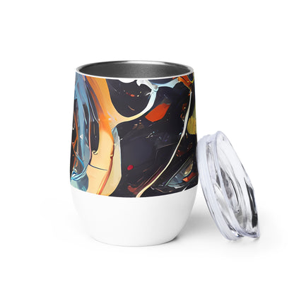 Wine Tumbler - Neo-Splash Labyrinth