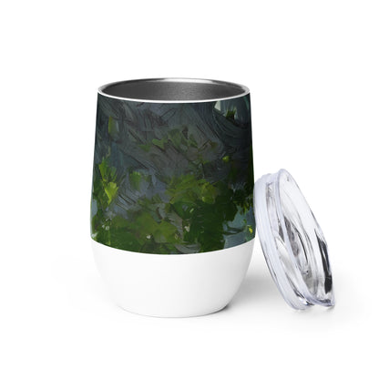Wine Tumbler - Whiskered Enigma