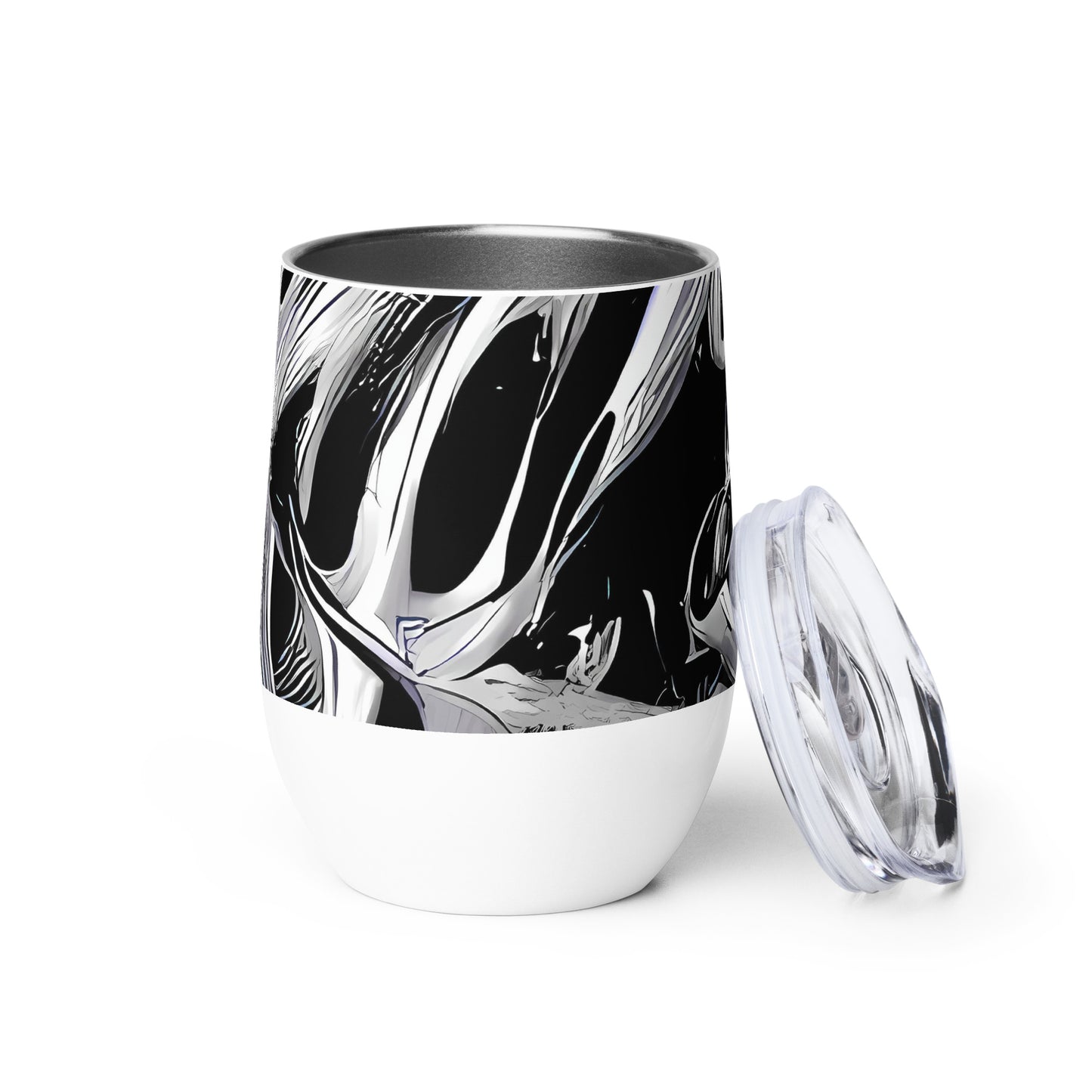 Wine Tumbler - Silver Shadows