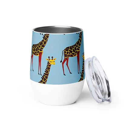 Wine Tumbler - Giraffe Groove