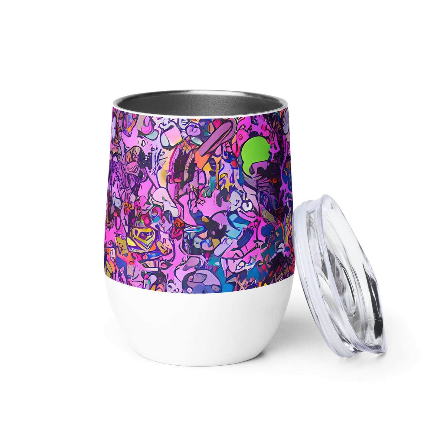 Wine Tumbler - Chromatic Frenzy