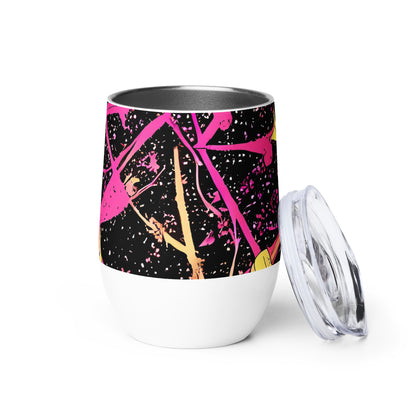 Wine Tumbler - Galaxy Graffiti