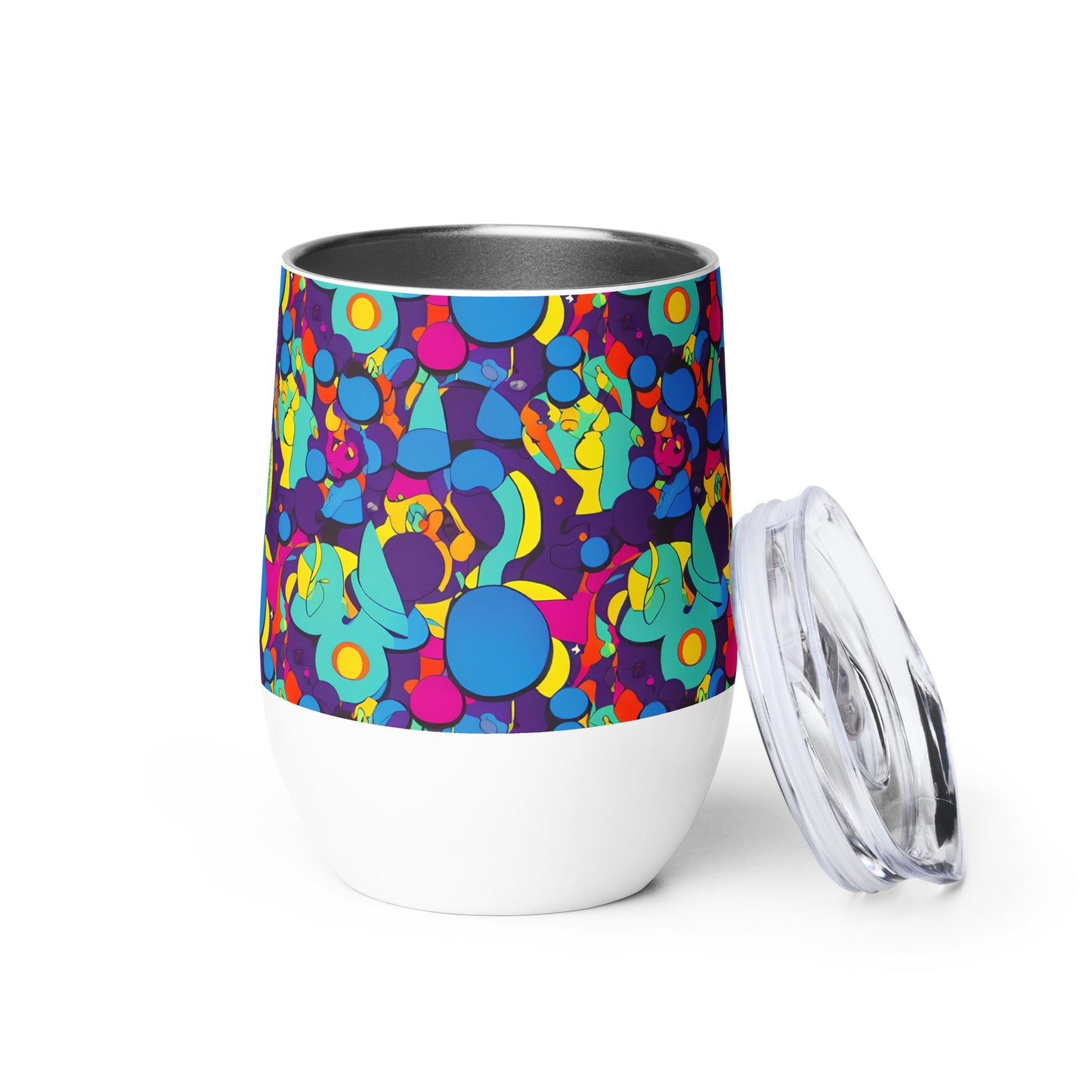 Wine Tumbler - Psychedelic Harmony