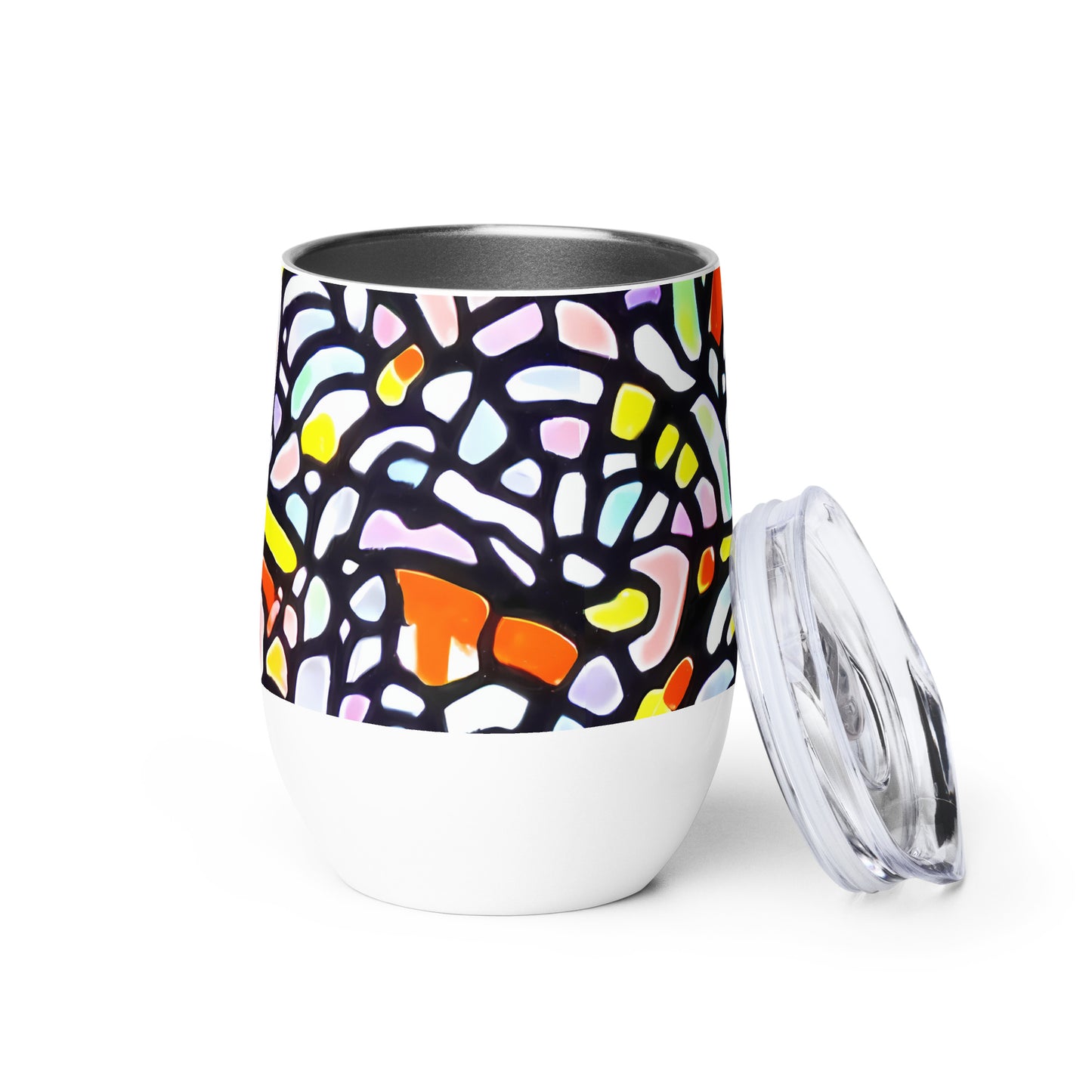 Wine Tumbler - Cubist Carousel