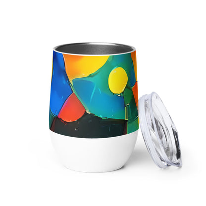 Wine Tumbler - Galactic Jigsaw