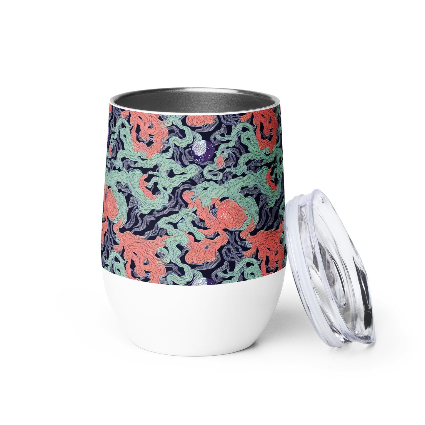 Wine Tumbler - Cosmic Coral