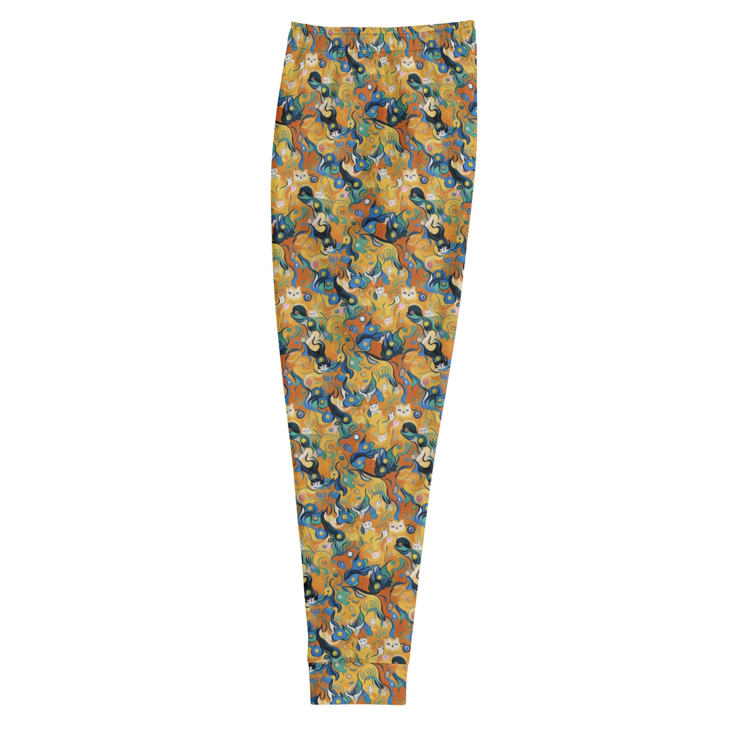 Men’s Joggers - Whimsical Feline Dance