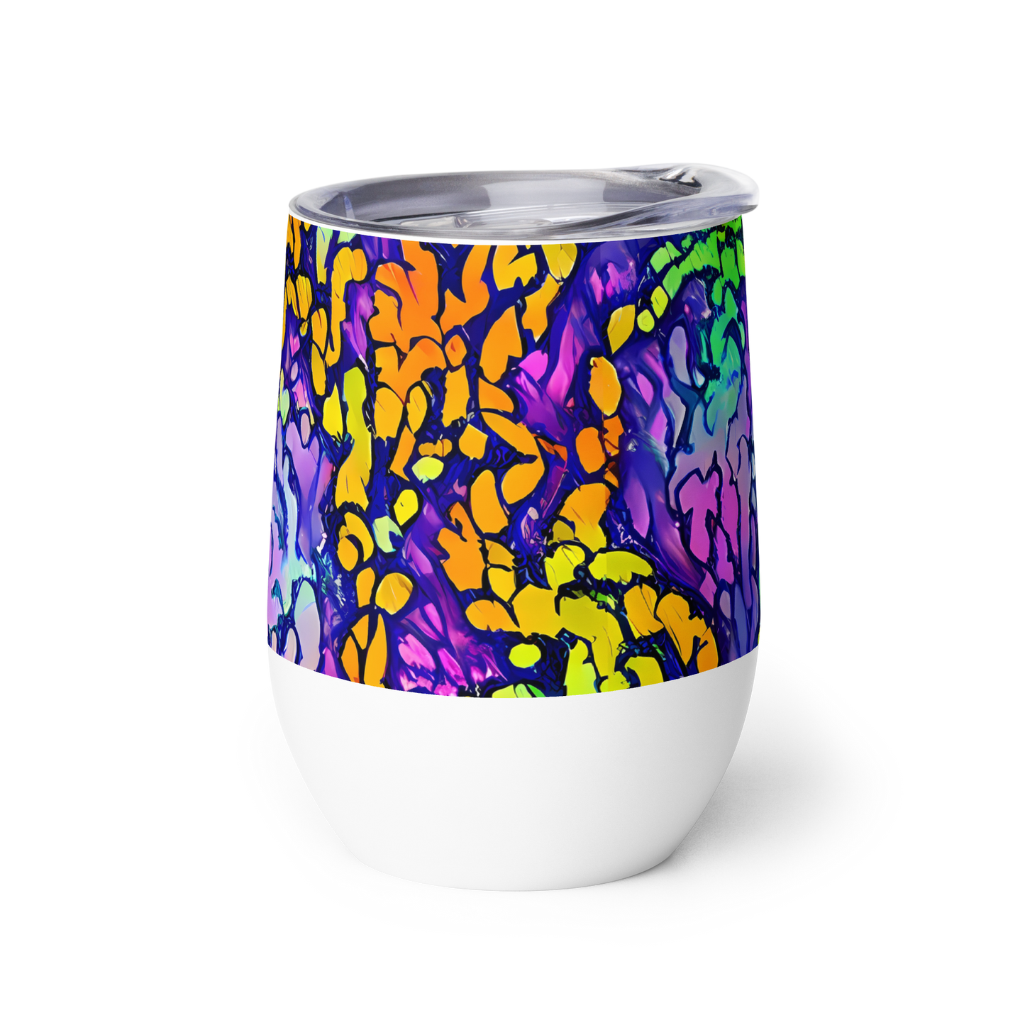 Wine Tumbler - Surreal Waveforms