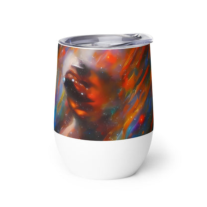 Wine Tumbler - Painterly Void