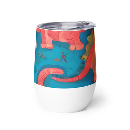 Wine Tumbler - Jurassic Jive