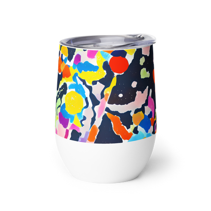 Wine Tumbler - Kaleido Burst