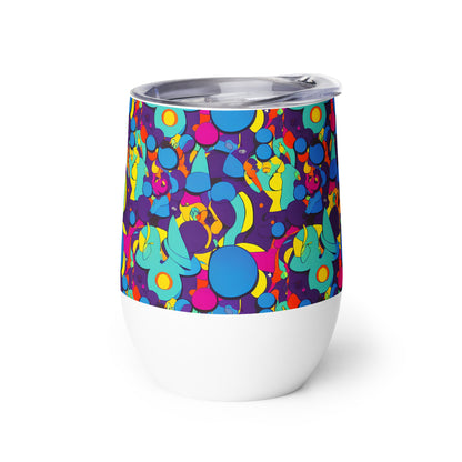 Wine Tumbler - Psychedelic Harmony