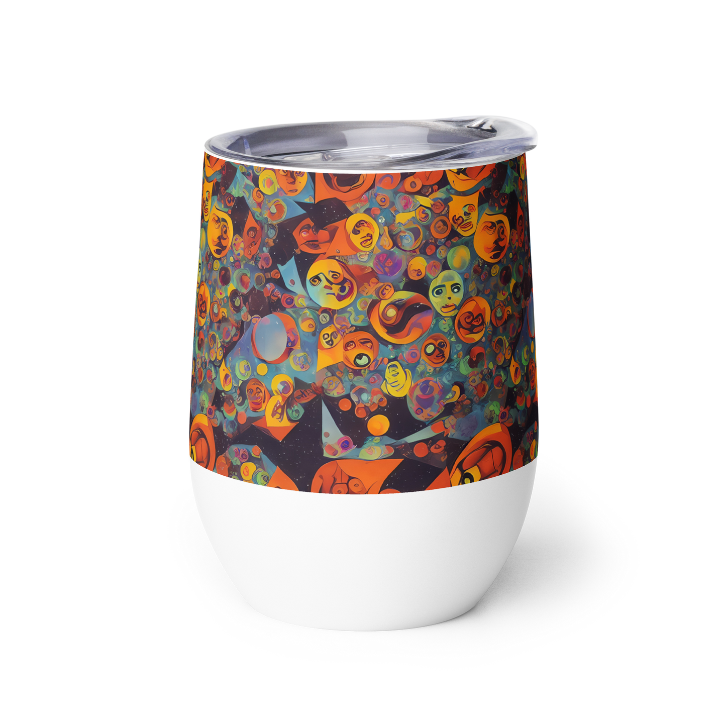Wine Tumbler - Galactic Faces
