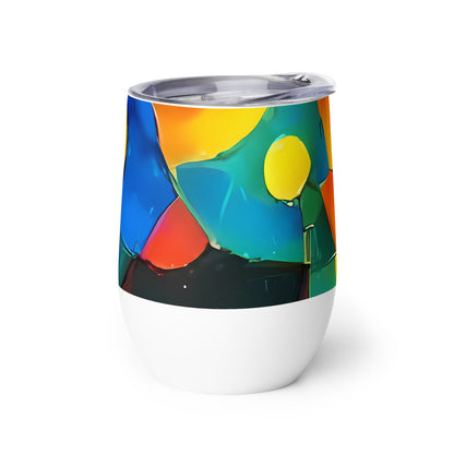 Wine Tumbler - Galactic Jigsaw