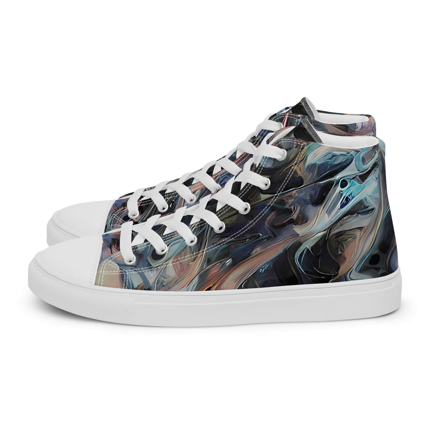 Men's High Top Canvas Shoes - Daydream Cascade