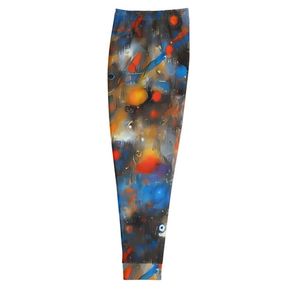 Men’s Joggers - Abstract Aqua