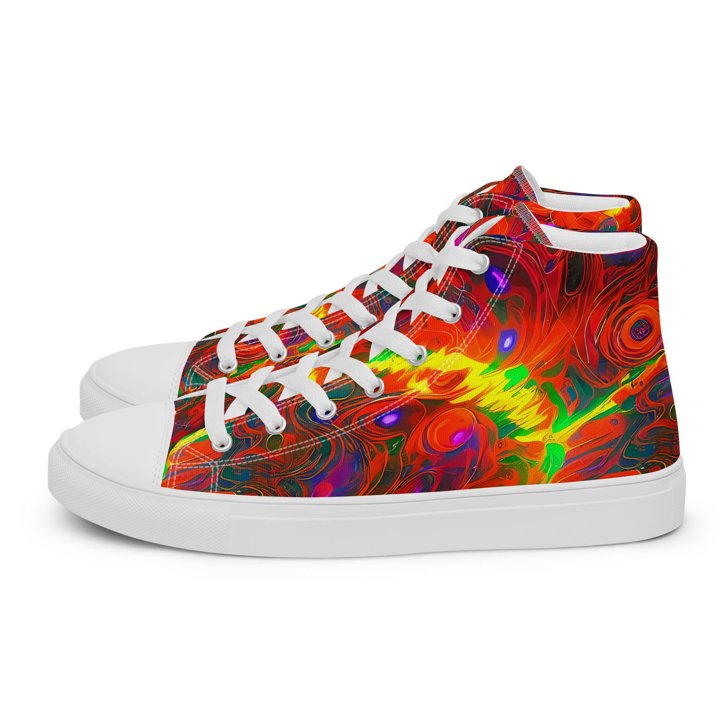 Women's High Top Canvas Shoes - Blampied Blaze