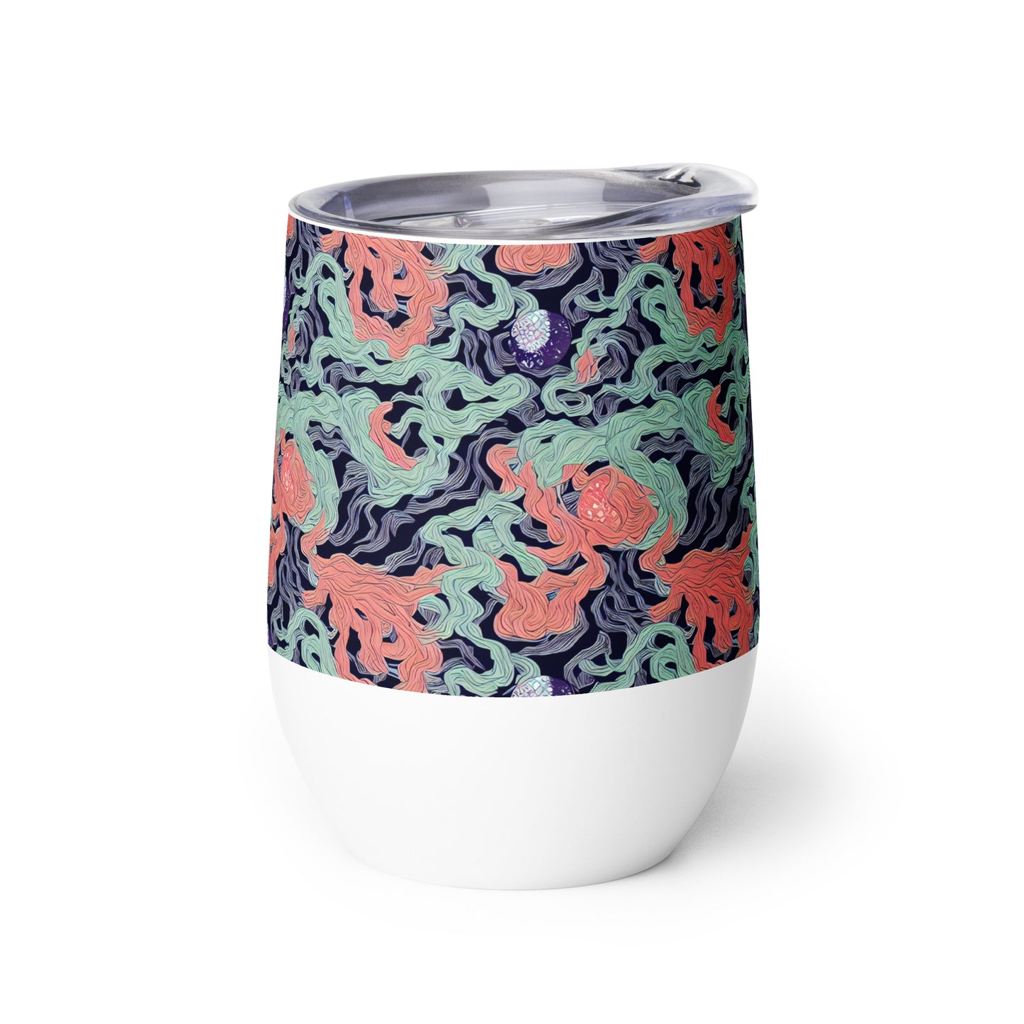 Wine Tumbler - Cosmic Coral