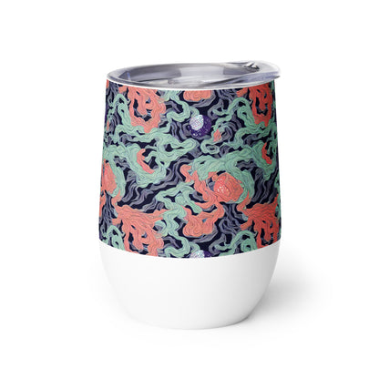 Wine Tumbler - Cosmic Coral