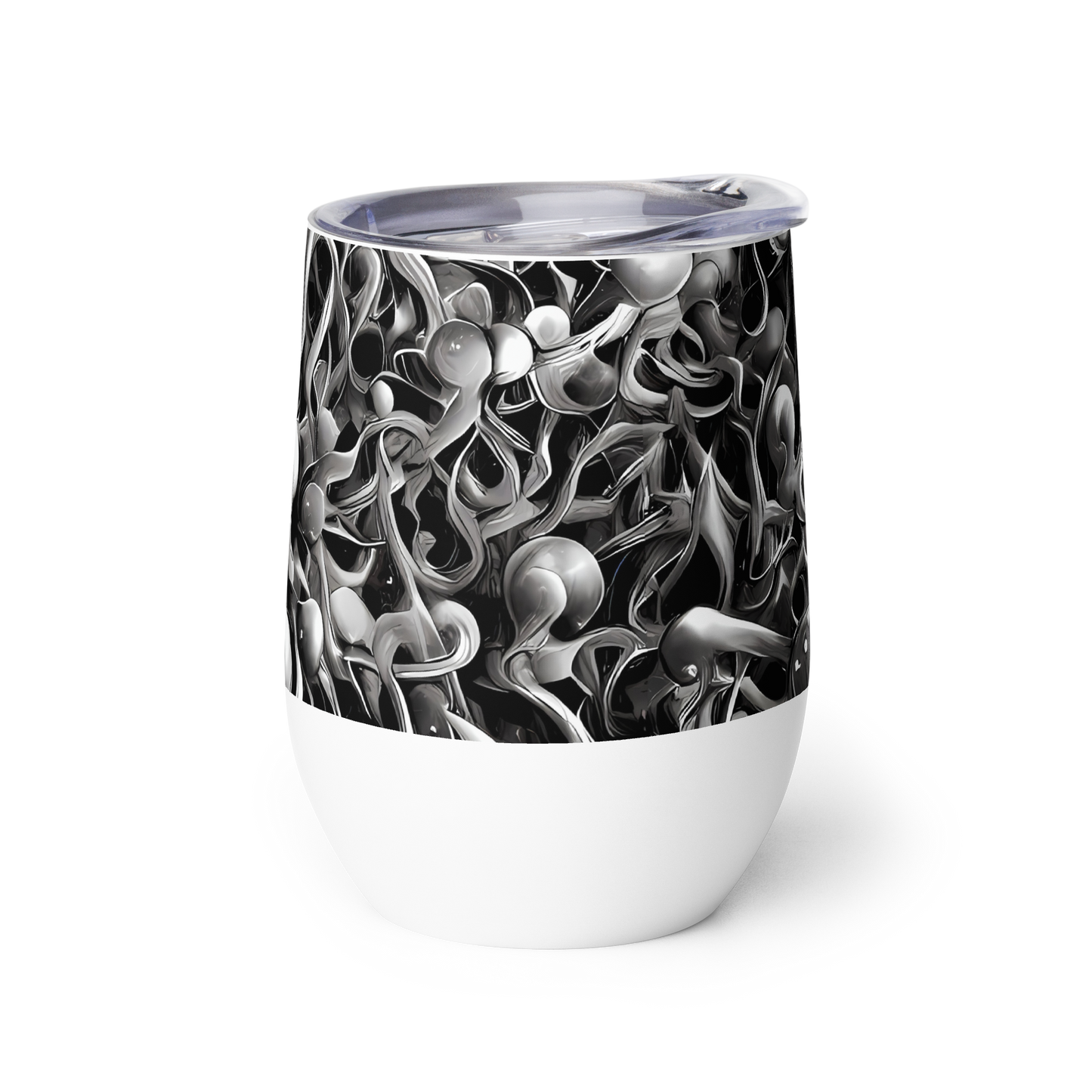 Wine Tumbler - Fluid Monochrome