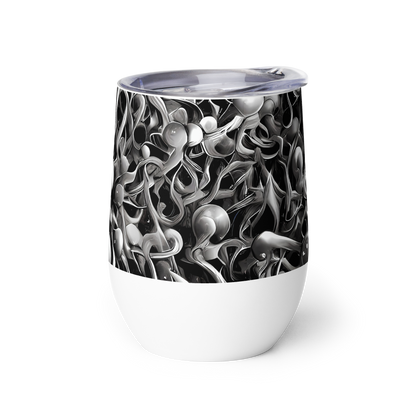 Wine Tumbler - Fluid Monochrome