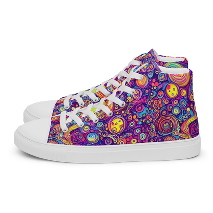 Women's High Top Canvas Shoes - Festival of Whimsy