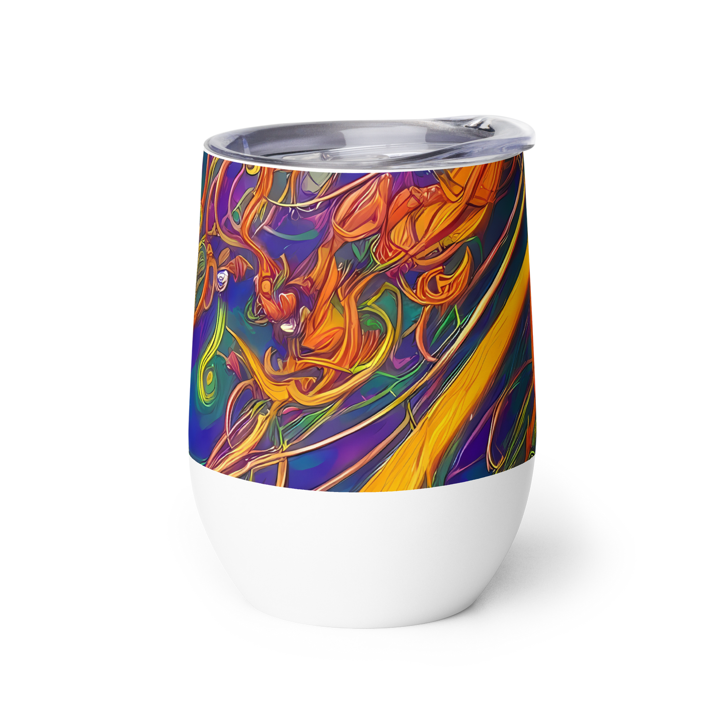 Wine Tumbler - Luminous Whirl