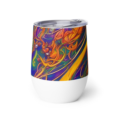 Wine Tumbler - Luminous Whirl