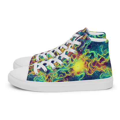 Women's High Top Canvas Shoes - Echoed Pulses