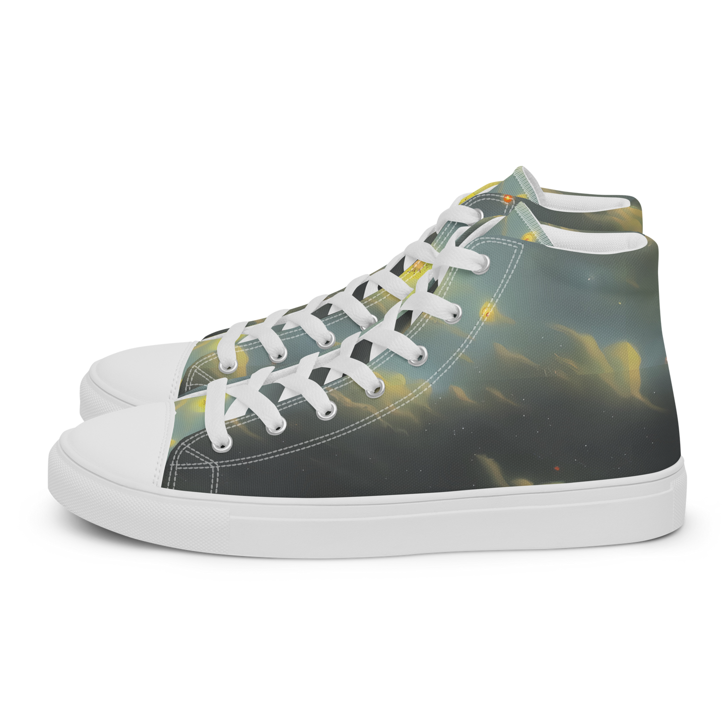 Men's High Top Canvas Shoes - Dreamy Ascent