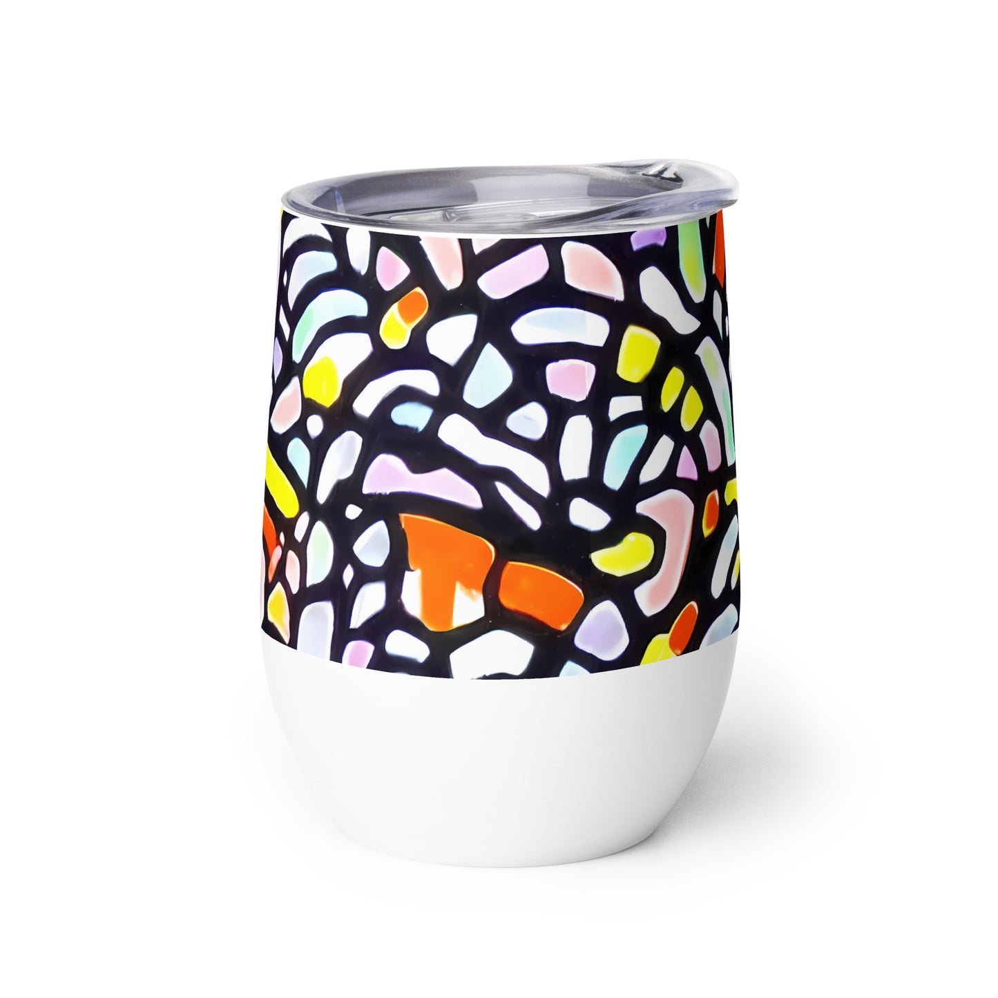 Wine Tumbler - Cubist Carousel