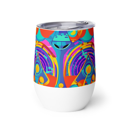 Wine Tumbler - Blast of Color