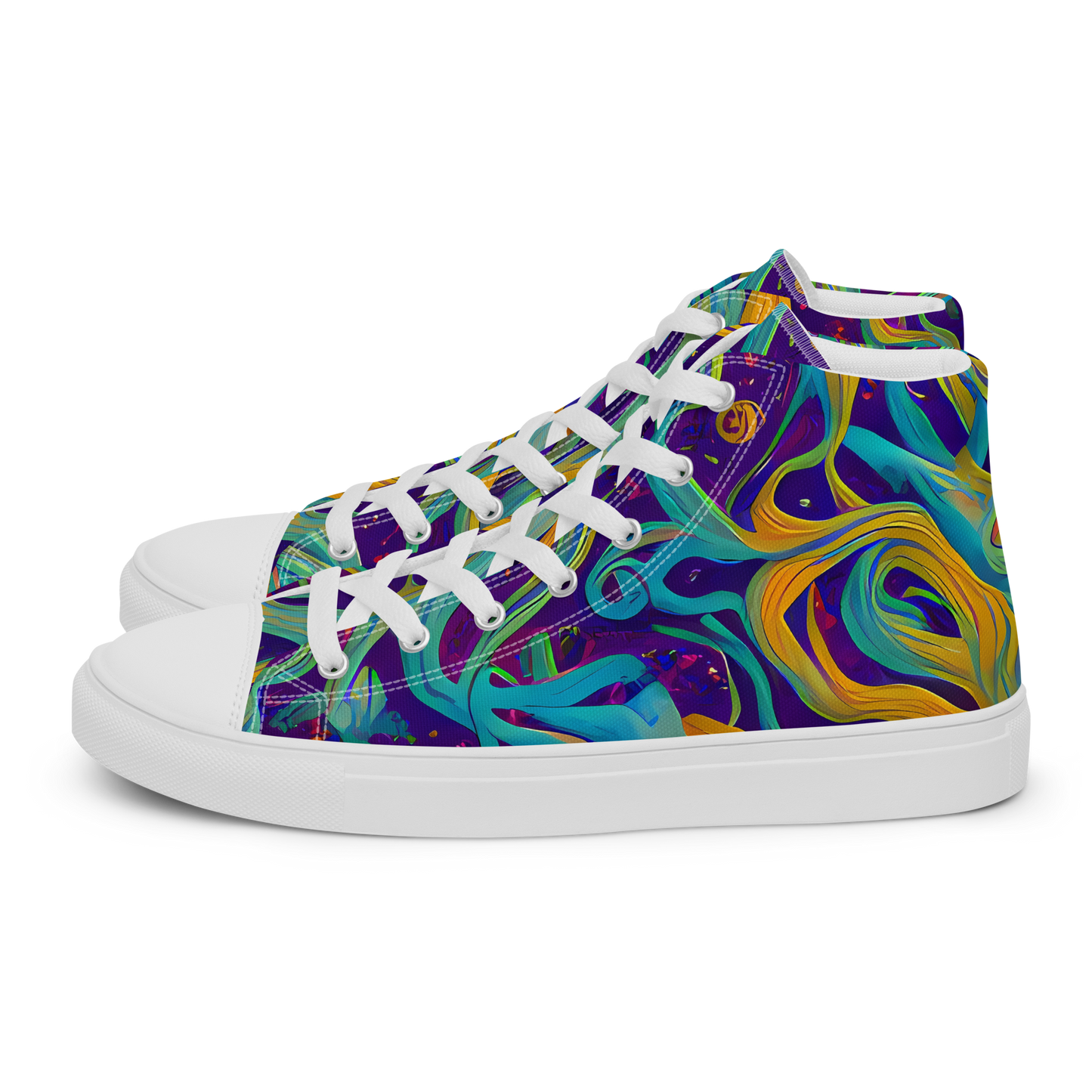Women's High Top Canvas Shoes - Etherial Entwine