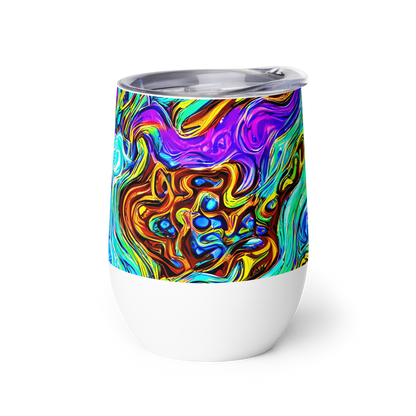 Wine Tumbler - Mystic Iridescence