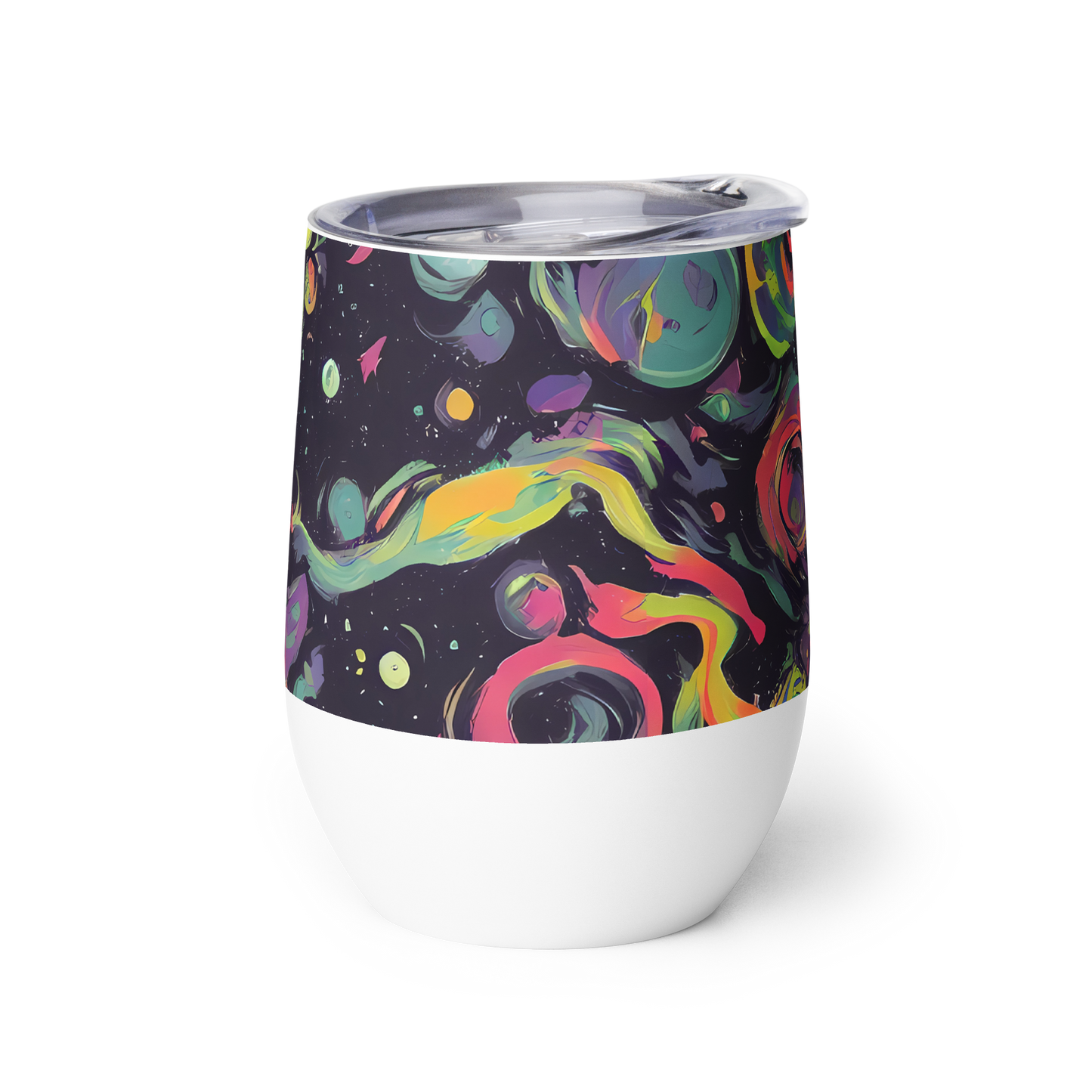 Wine Tumbler - Psychedelic Drift