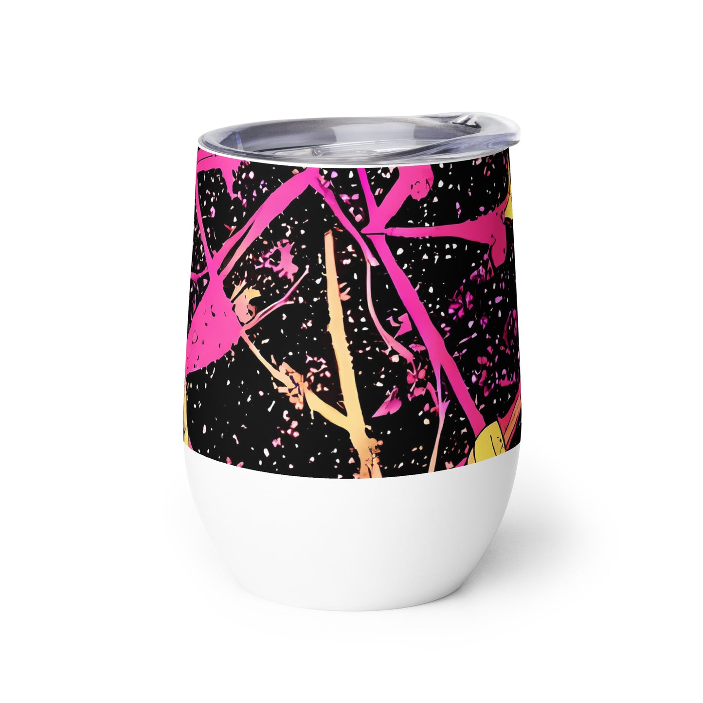 Wine Tumbler - Galaxy Graffiti