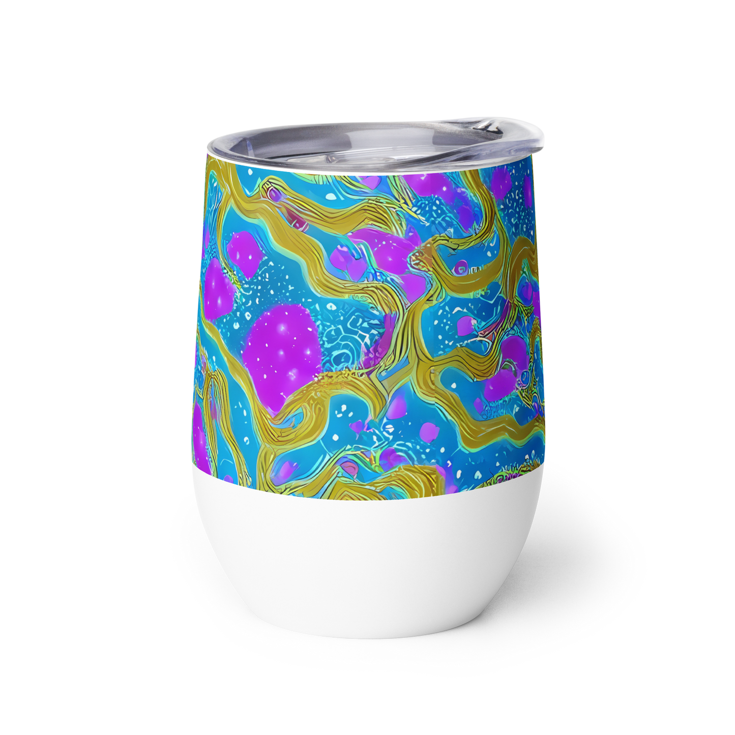 Wine Tumbler - Mystic Waves