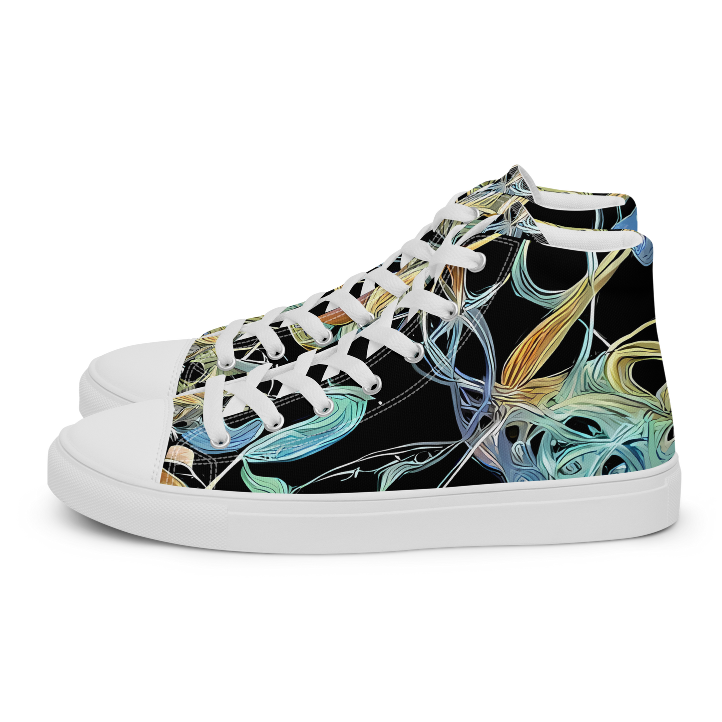 Men's High Top Canvas Shoes - Infinite Mist