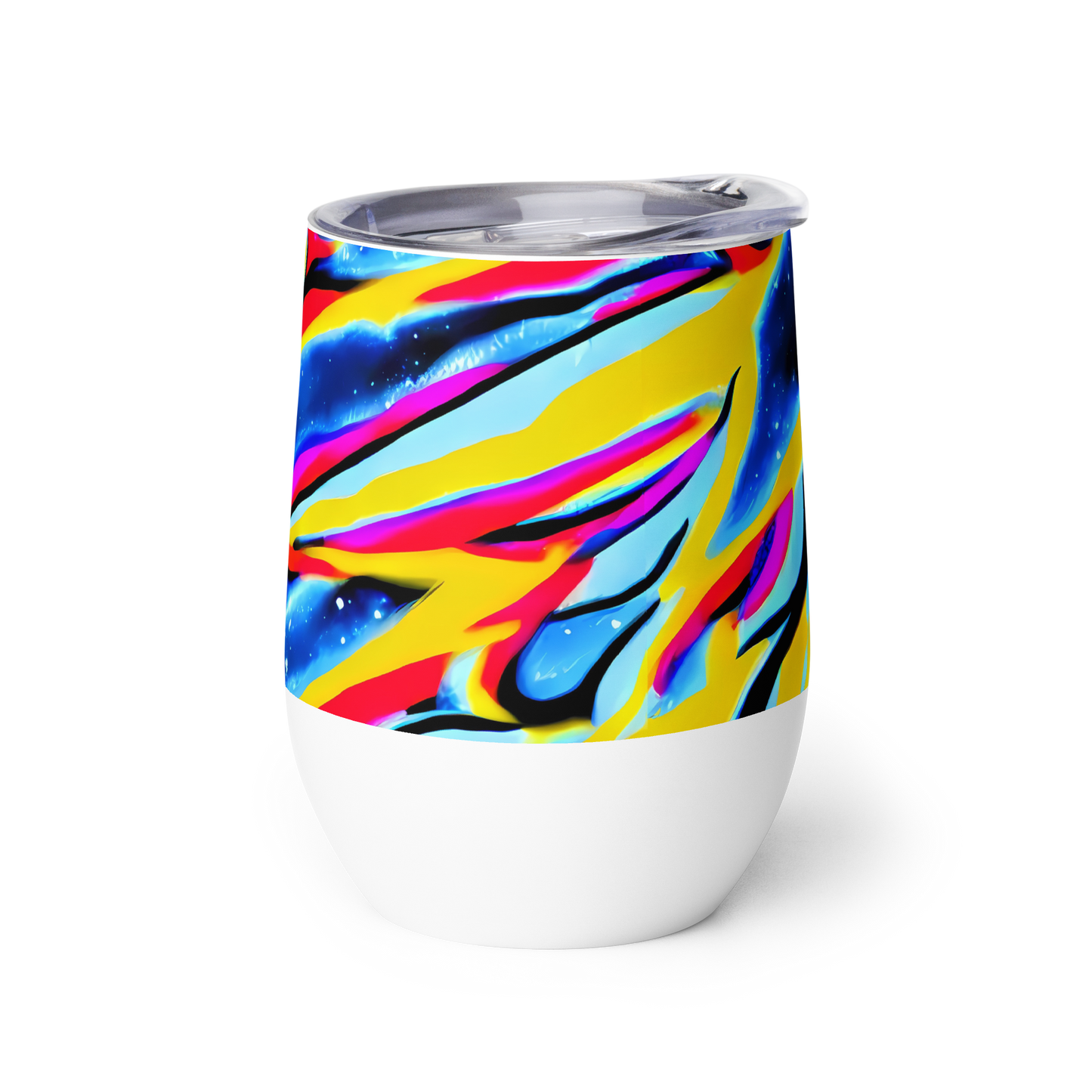 Wine Tumbler - Electric Dreamscape