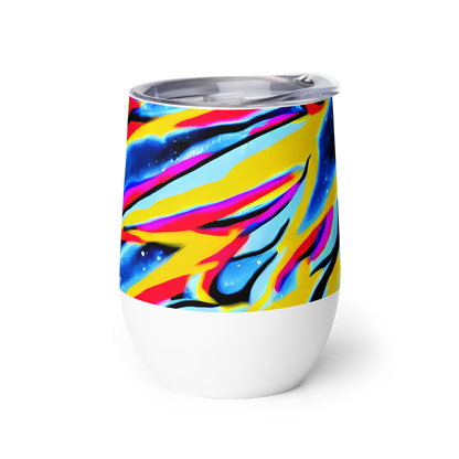 Wine Tumbler - Electric Dreamscape