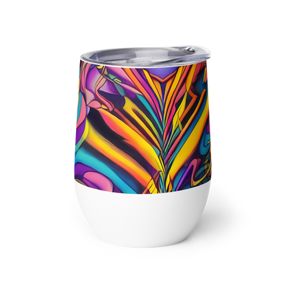 Wine Tumbler - Pre-Raphaelite Wave