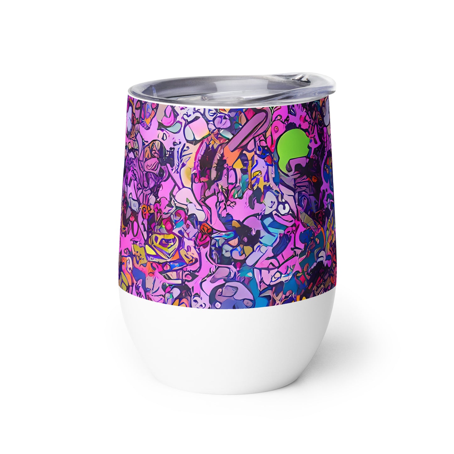 Wine Tumbler - Chromatic Frenzy