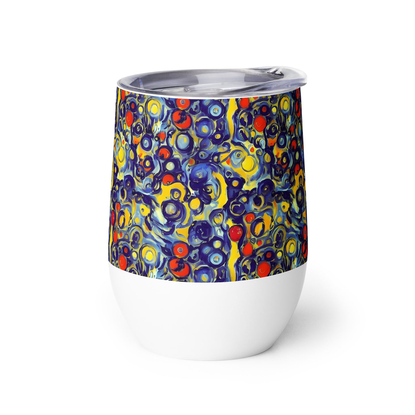 Wine Tumbler - Dynamic Doodles