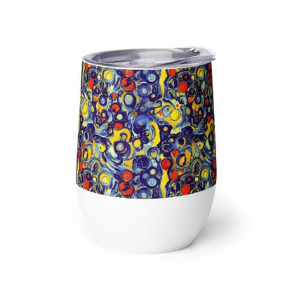Wine Tumbler - Dynamic Doodles